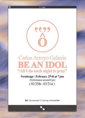 Carlos monta una expo