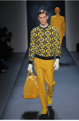 El amarillo de David Delfín en la New York Fashion Week