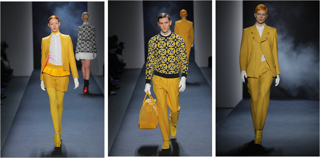 El amarillo de David Delfín en la New York Fashion Week
