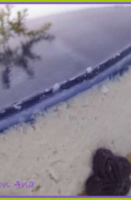 Recetas: Pastel mousse de violetas