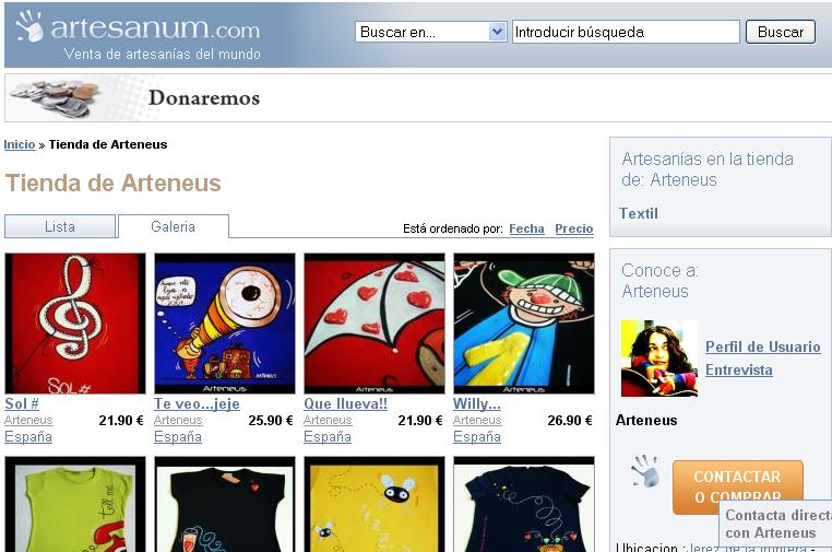 Arteneus tiendas: Artesania y diseño