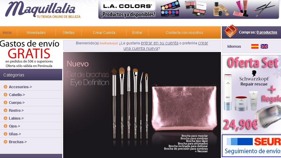 Maquillalía: Artículos de belleza y más