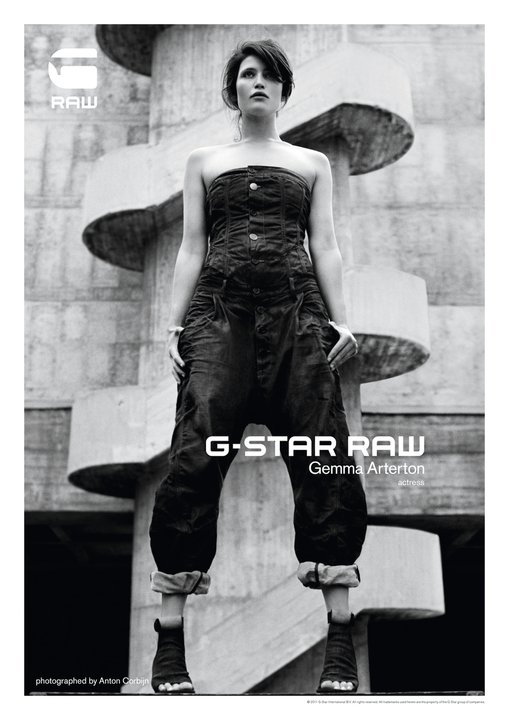 Gemma Arterton, nueva imagen de la firma G-Star Raw