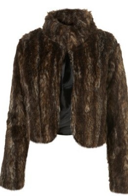 Topshop oferta una simpática chaqueta de pelo