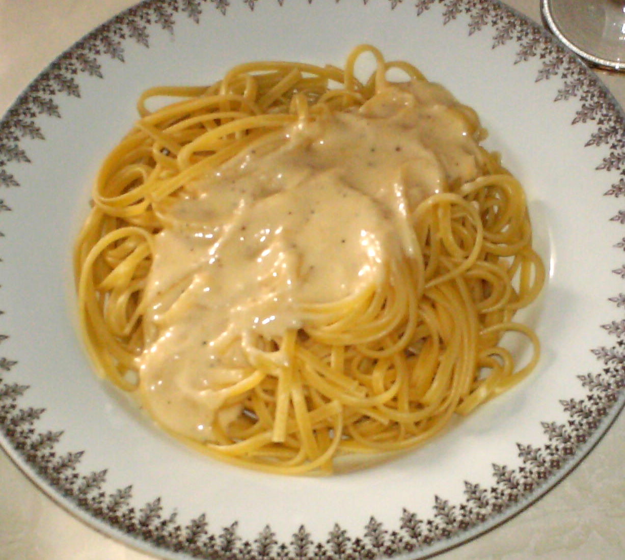 Salsa de crema y queso