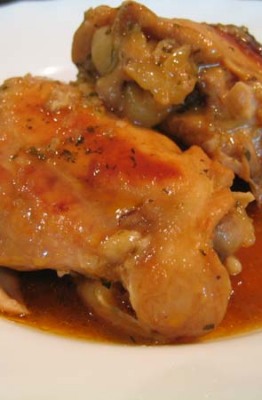 Pollo asado con Coca Cola