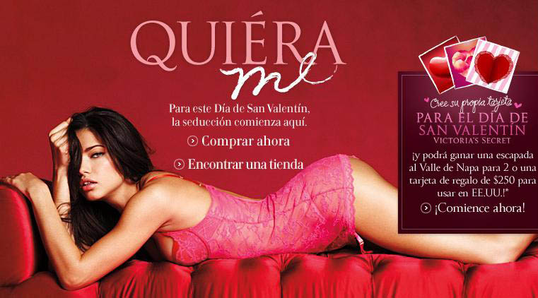 Victoria’s Secret: Lencería para el día de San Valentin
