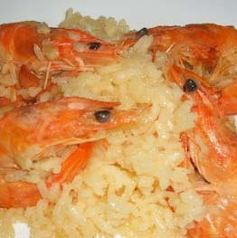 Arroz con langostinos