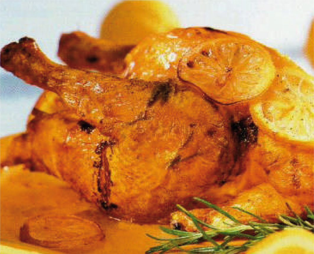 Pollo Trinity a la cacerola