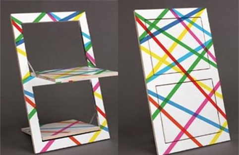 Sillas convertidas en divertidos cuadros