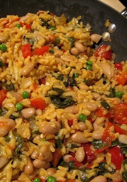 paella de verduras