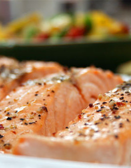 Salmon al horno