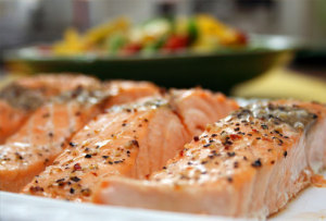 Salmon al horno