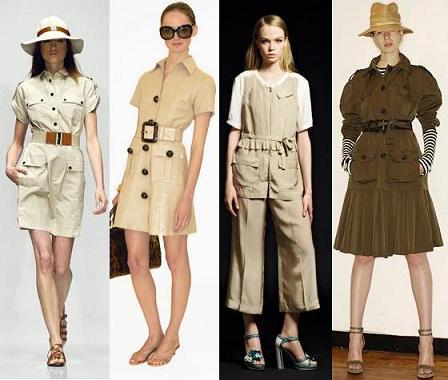El estilo Safari de moda en primavera