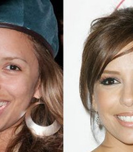 Famosas sin maquillaje