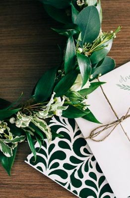 Ideas para las tarjetas de la boda