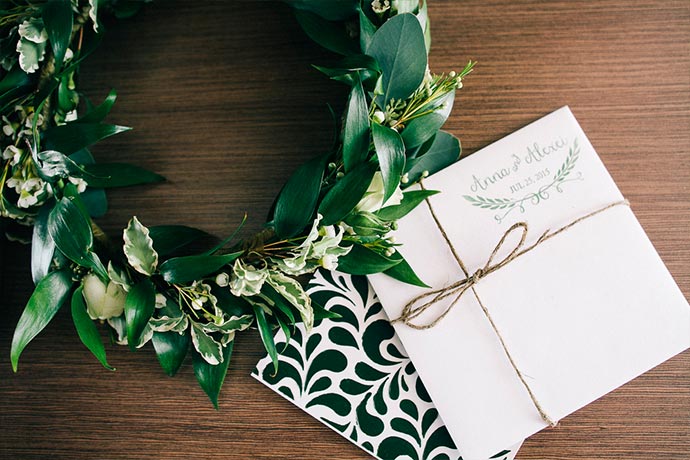 Ideas para las tarjetas de la boda