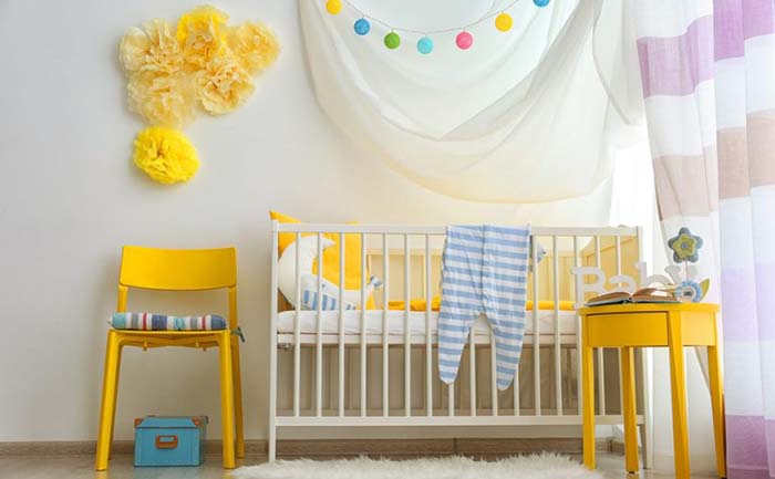 Los mejores colores para decorar la habitación del bebé