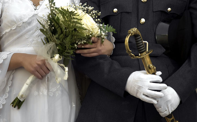 Protocolo de una boda militar
