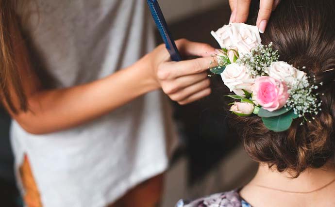 Ideas de peinados para novias de cabello corto