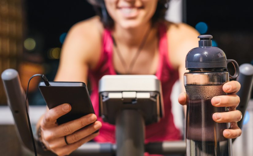 Entrenar en casa con una bicicleta estática